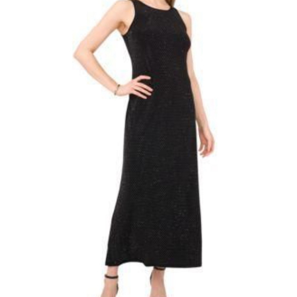 Vince Camuto Black Sleeveless Maxi Dress